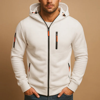 Harlan Men's Hoodie | Zip-Up, Soft Fabric, Functional Design 6