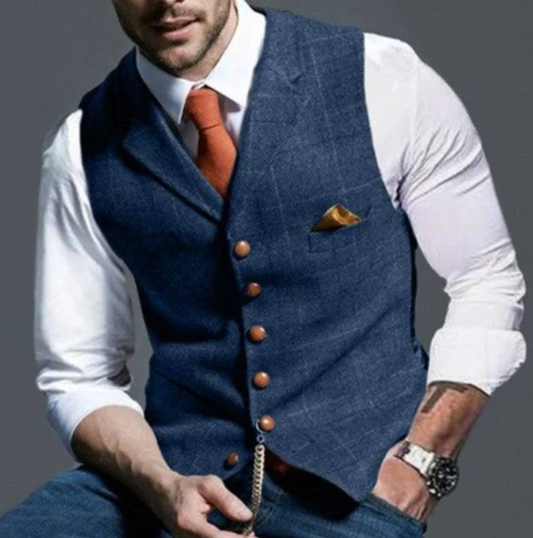 Harmonious Men's Vest | Comfortable Fit, Timeless Chic 0