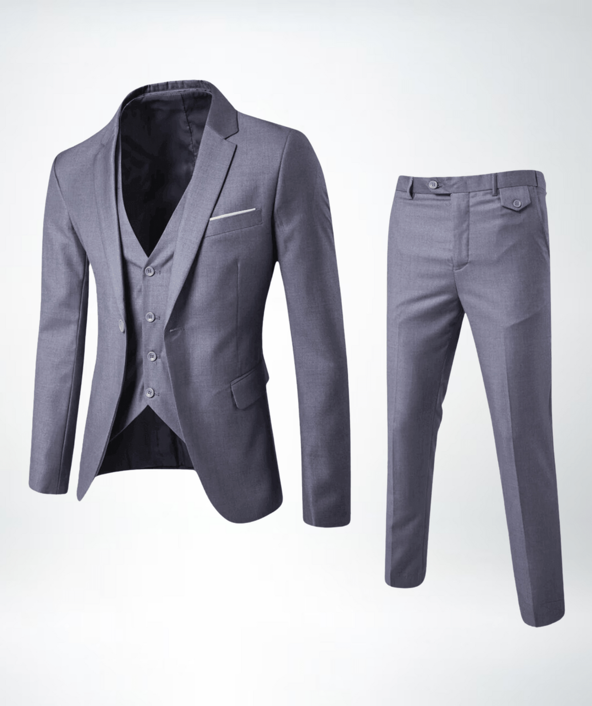 Harrison Men's Three Piece Suit Set | Slim Fit, Elegant Design 2