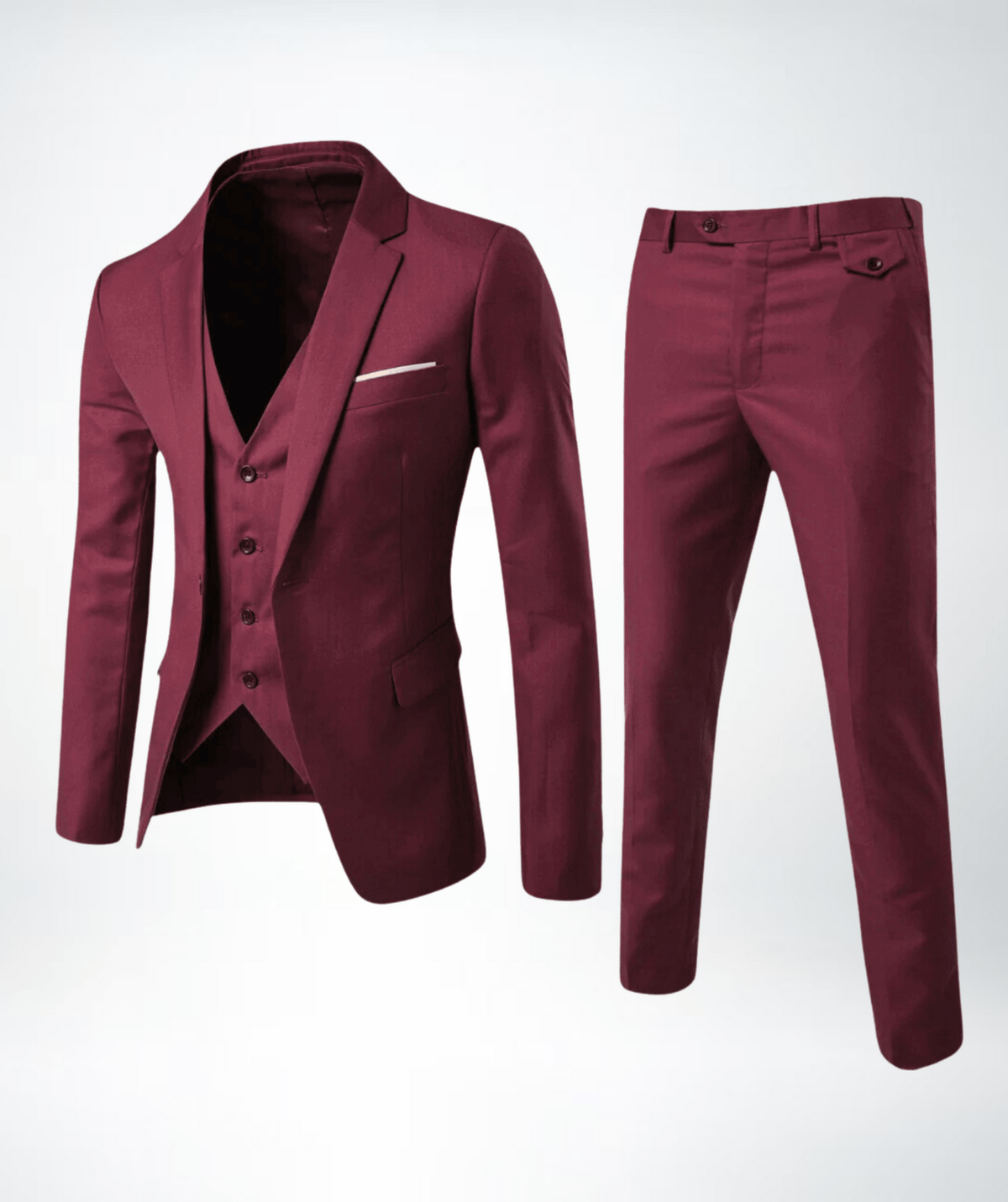 Harrison Men's Three Piece Suit Set | Slim Fit, Elegant Design 3