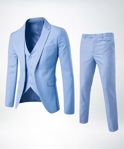 Harrison Men's Three Piece Suit Set | Slim Fit, Elegant Design 4