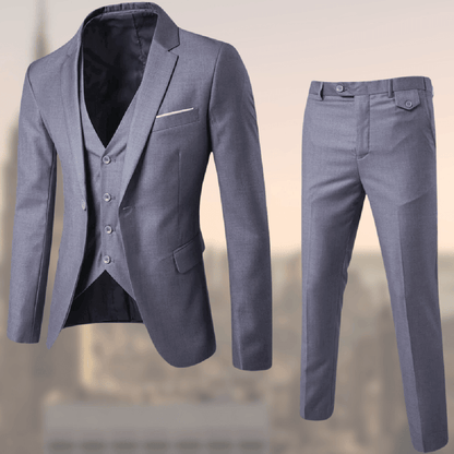 Harrison Men's Three Piece Suit Set | Slim Fit, Elegant Design 5
