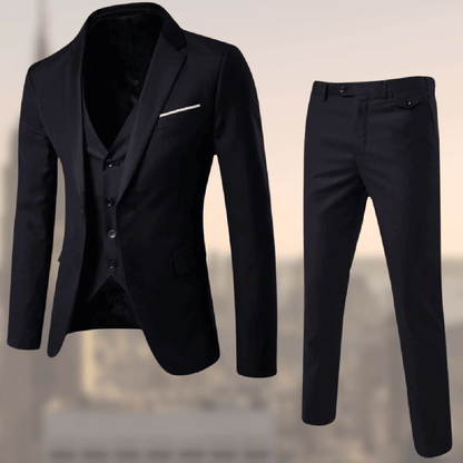 Harrison Men's Three Piece Suit Set | Slim Fit, Elegant Design 6