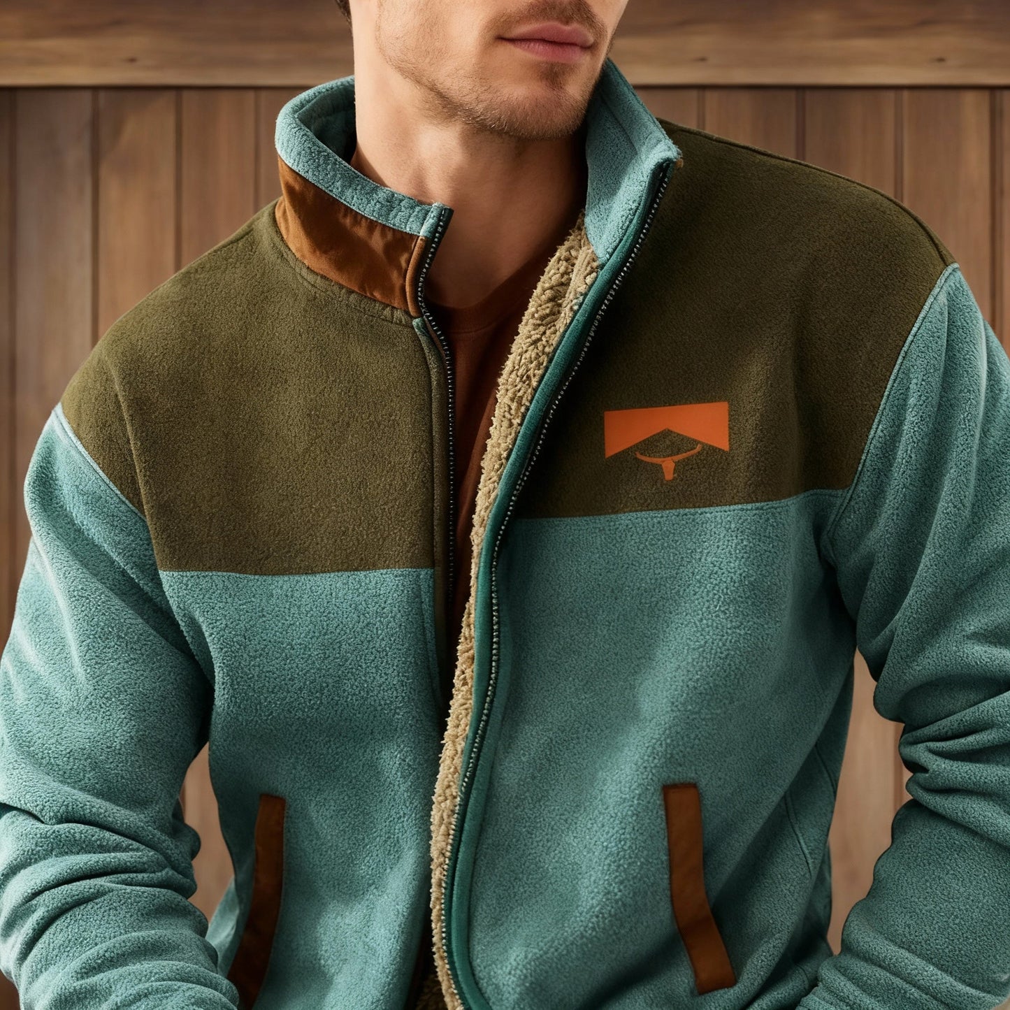 Haven Men's Fleece Jacket | 100% Polyester, Casual Style 1