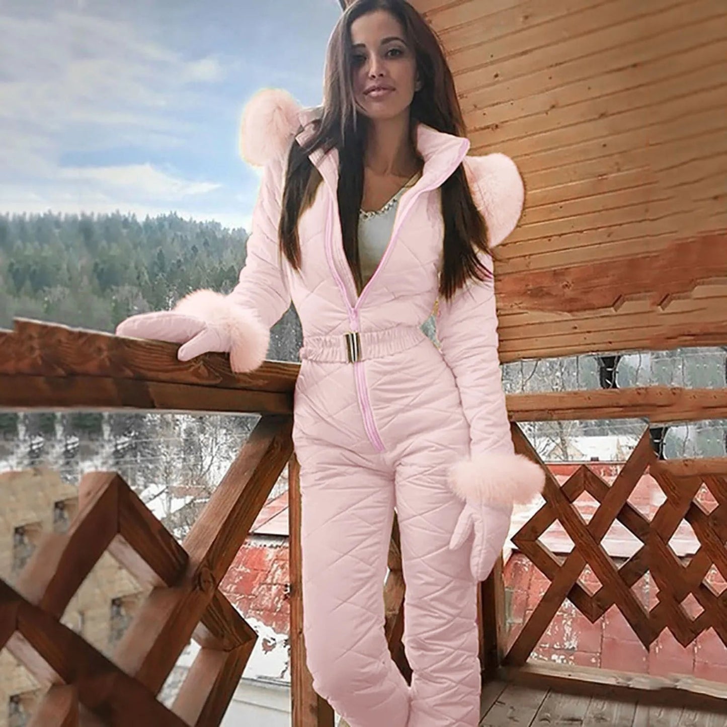 Haven Women's Boiler Suit | Chic and Cozy Winter Overalls 4