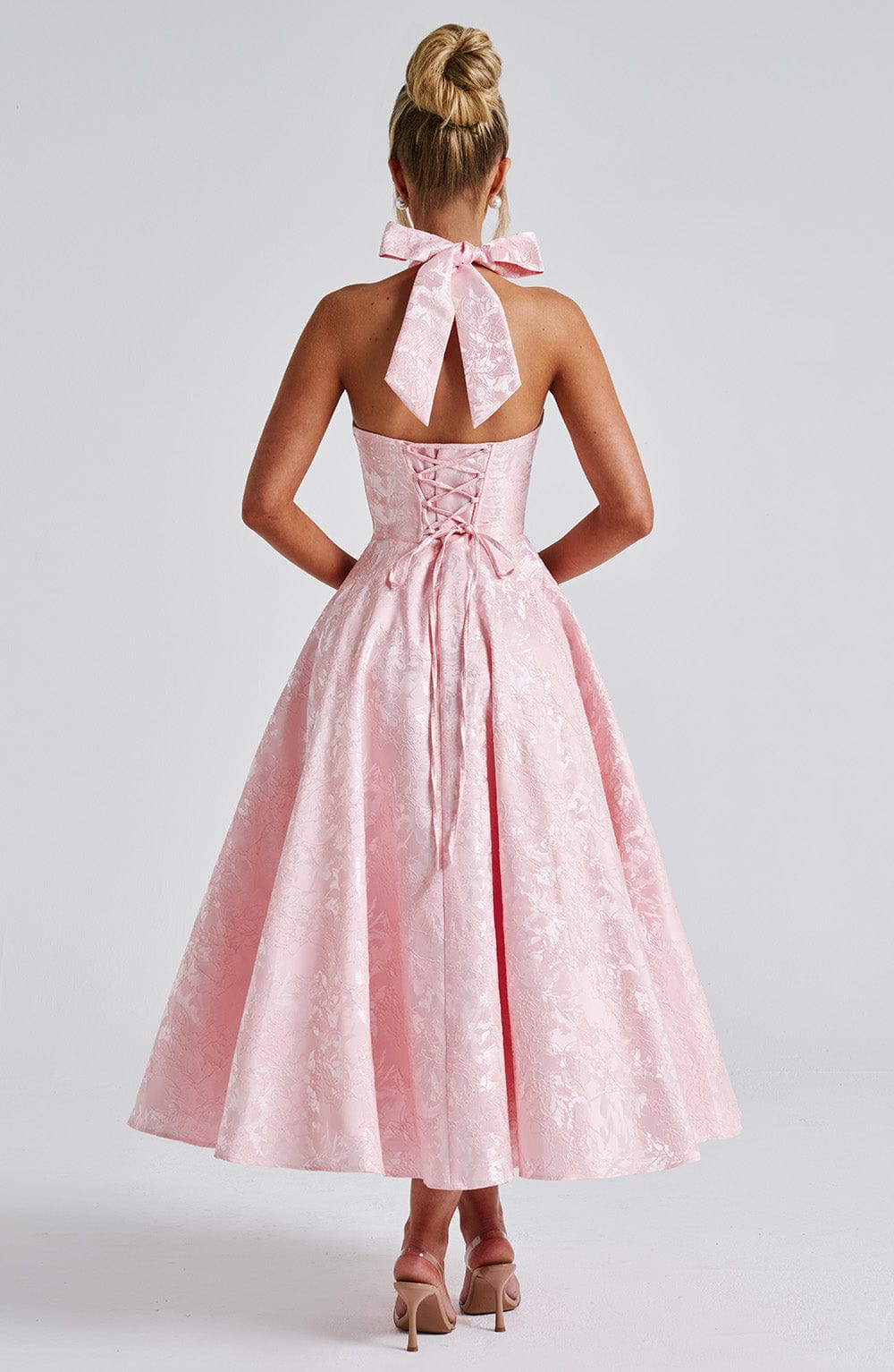 Haven Women's Midi Dress | Elegant Halter Neck, Perfect for Summer Weddings 2
