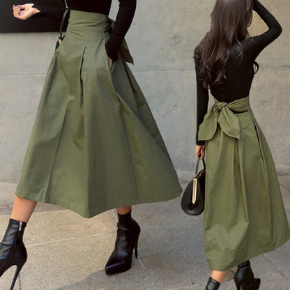 Haven Women's Midi Skirt | High-Waisted Elegance 4