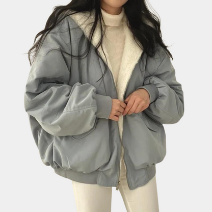 Haven Women's Oversized Winter Jacket | Soft Fabric, Trendy Design 7