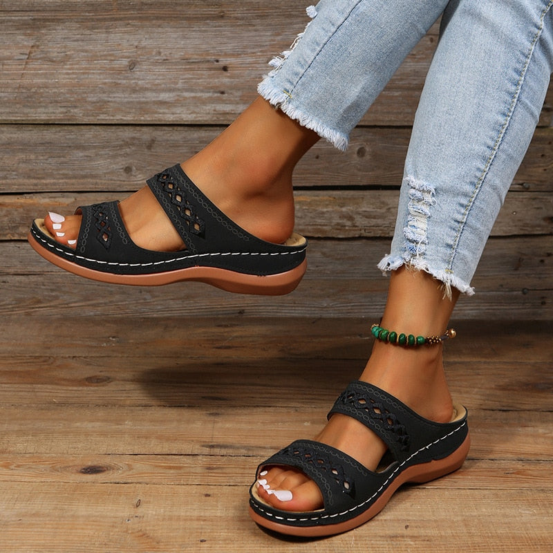 Haven Women's Sandals | Padded Orthopedic Support 4