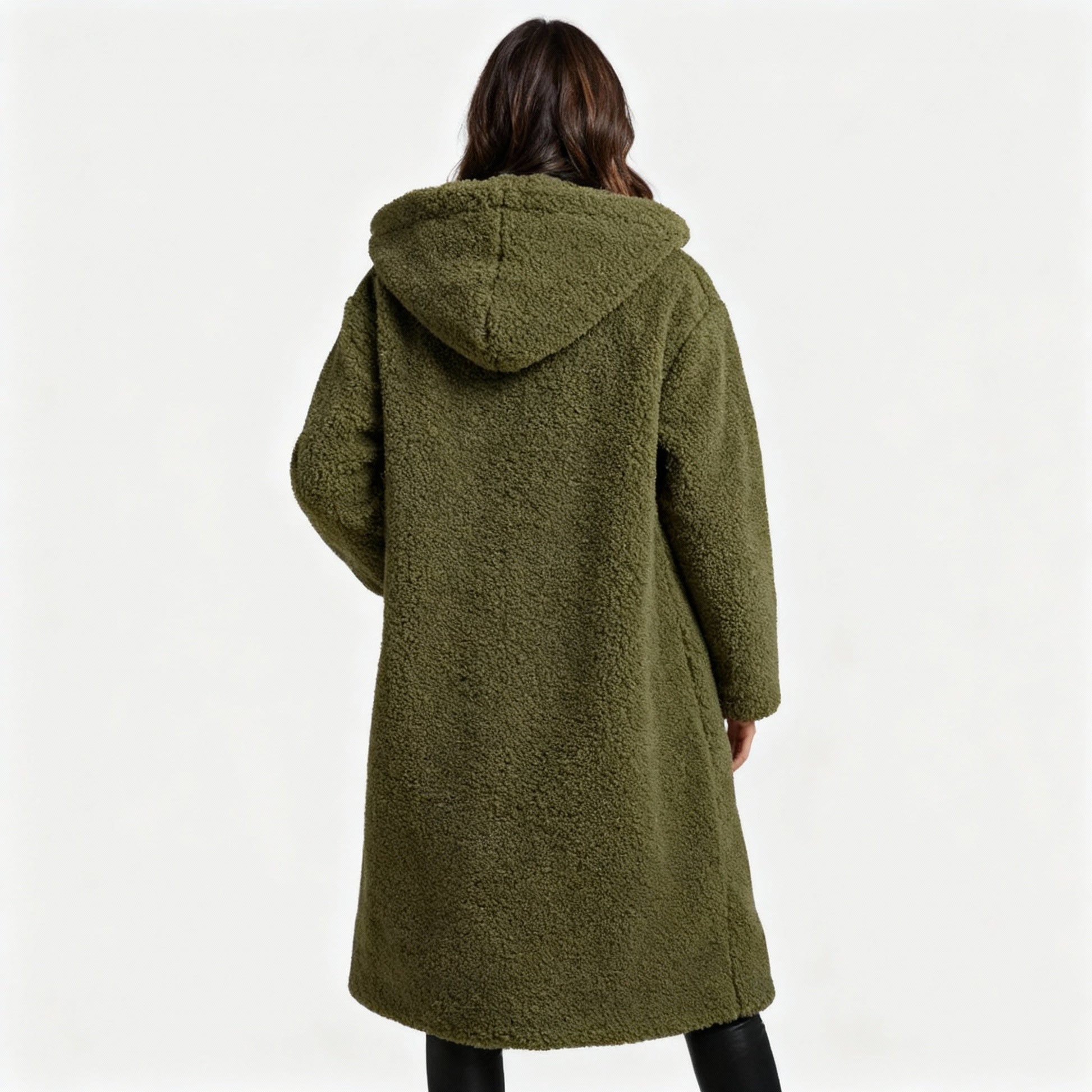 Haven Women's Teddy Coat | Cozy Hooded Design 3
