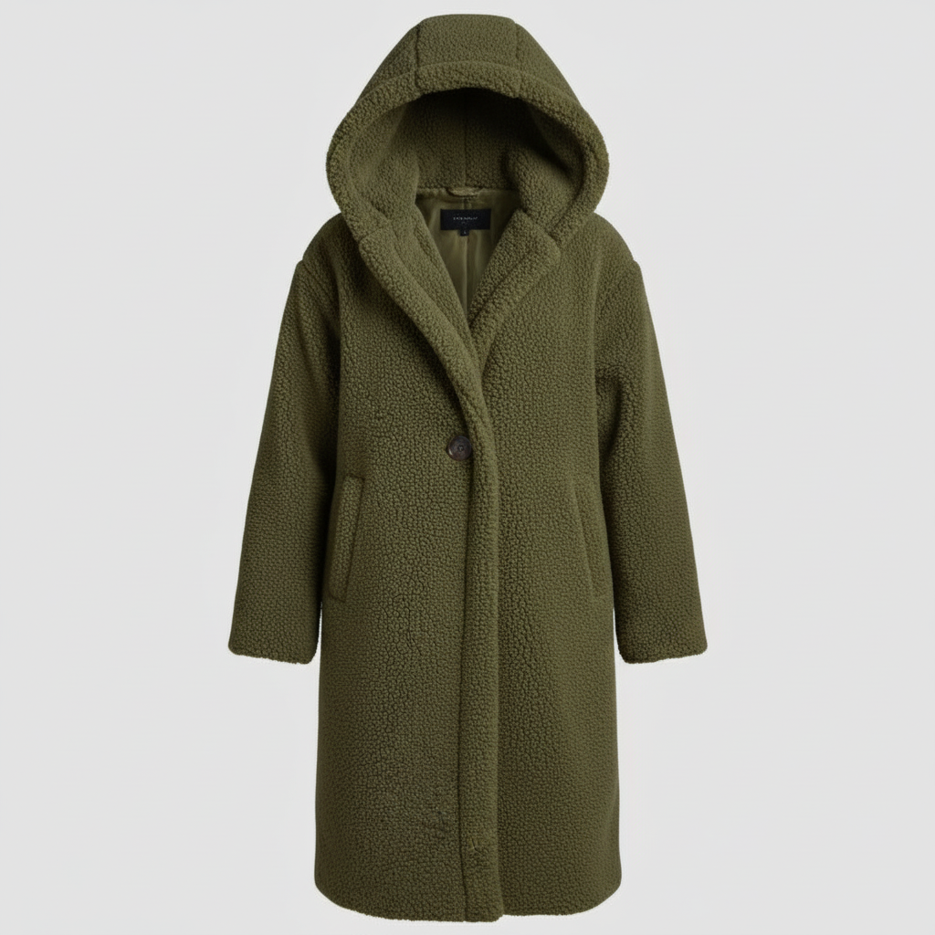 Haven Women's Teddy Coat | Cozy Hooded Design 6