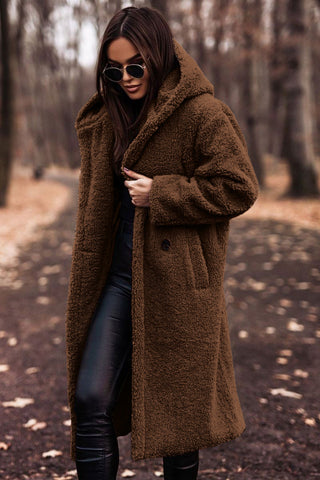 Haven Women's Teddy Coat | Cozy Hooded Design 8