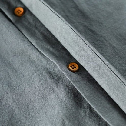 Heidi Men's Shirt | 90% Cotton Blend, Elegant Japanese Design 1