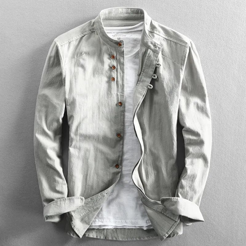 Heidi Men's Shirt | 90% Cotton Blend, Elegant Japanese Design 4