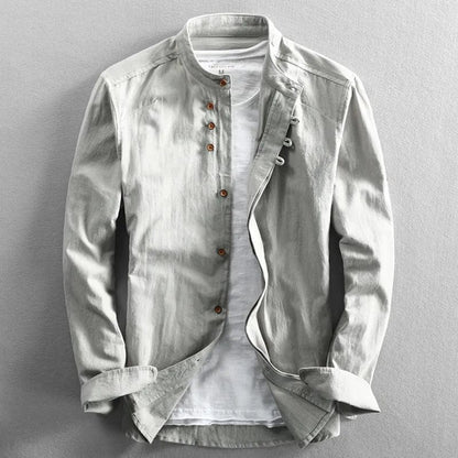 Heidi Men's Shirt | 90% Cotton Blend, Elegant Japanese Design 4