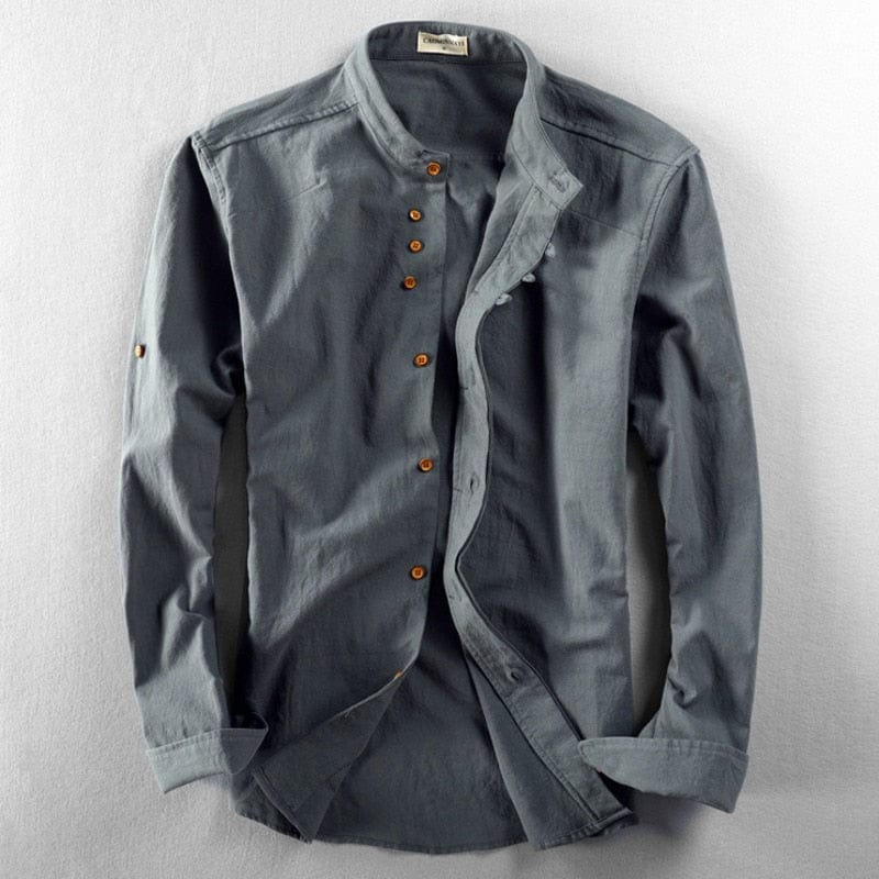 Heidi Men's Shirt | 90% Cotton Blend, Elegant Japanese Design 5