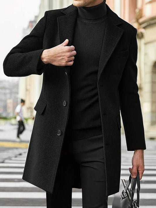 Hendrix Men's Overcoat | Warm Insulation, Formal & Casual Style 0