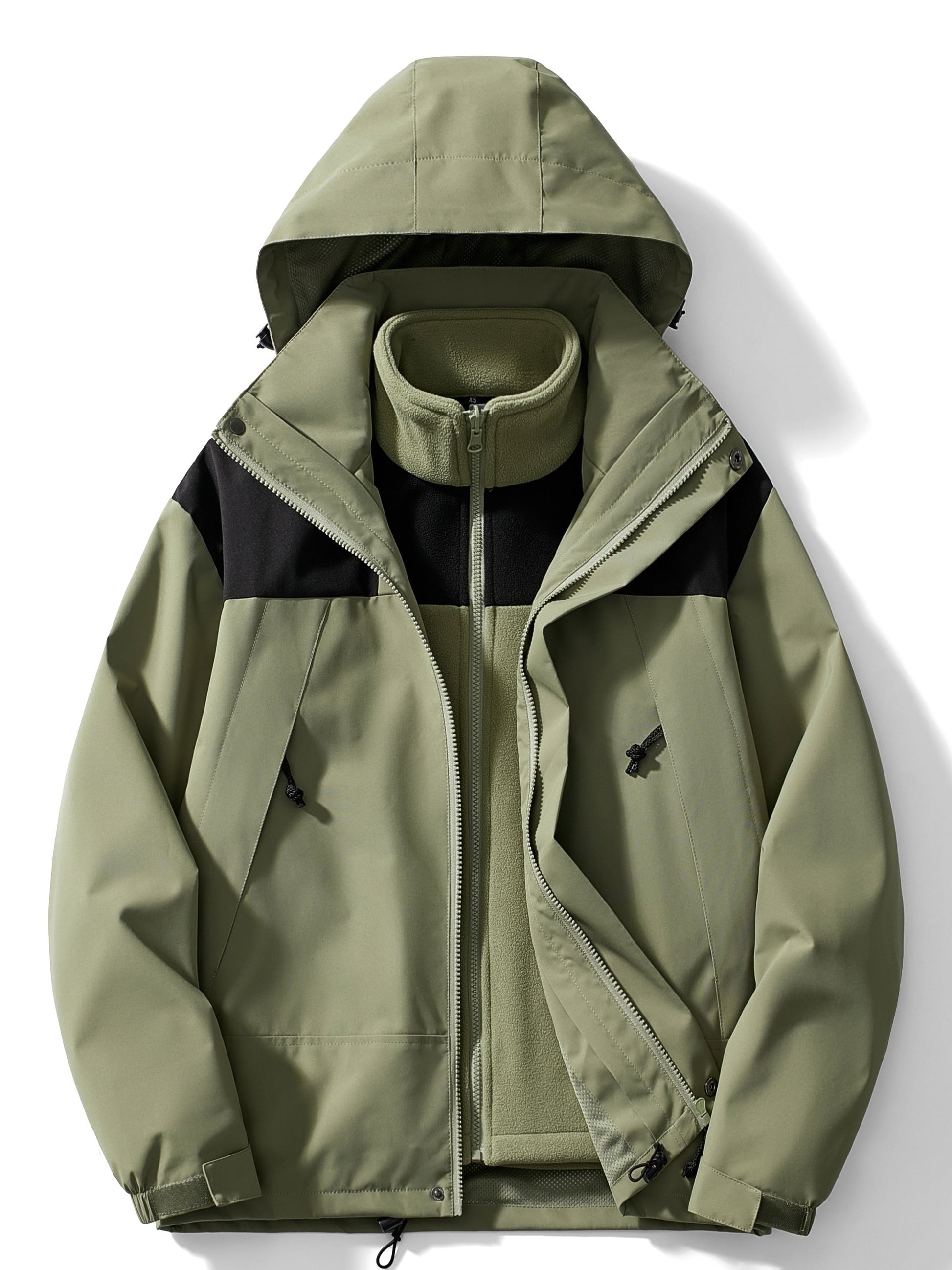 Hera Women's 3-in-1 Hooded Fleece Winter Jacket | Thermal Insulation, Stylish 0