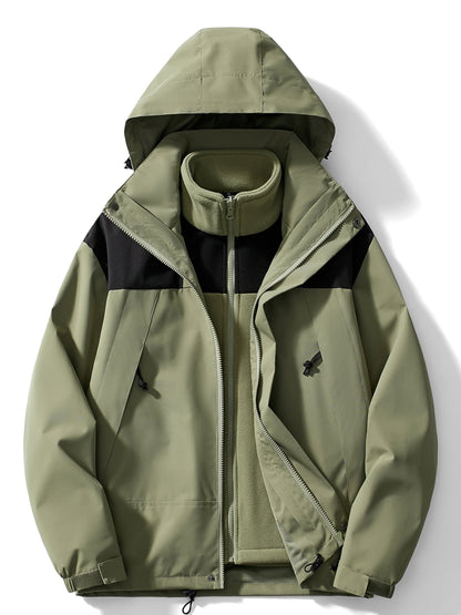 Hera Women's 3-in-1 Hooded Fleece Winter Jacket | Thermal Insulation, Stylish 0