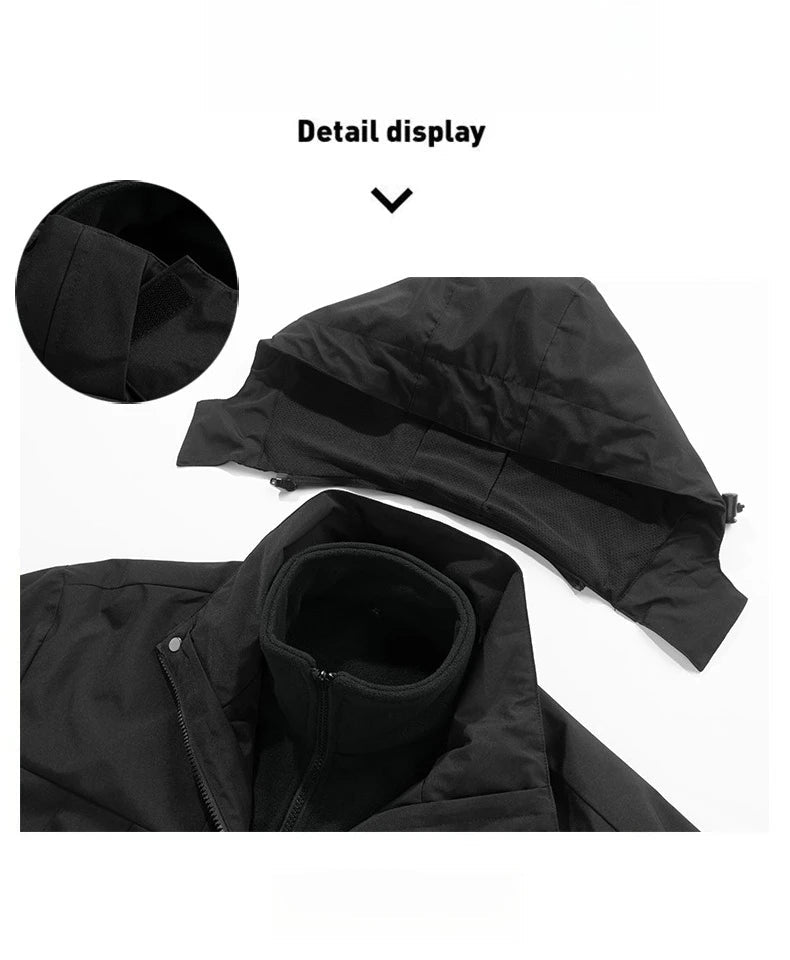 Hera Women's 3-in-1 Hooded Fleece Winter Jacket | Thermal Insulation, Stylish 4