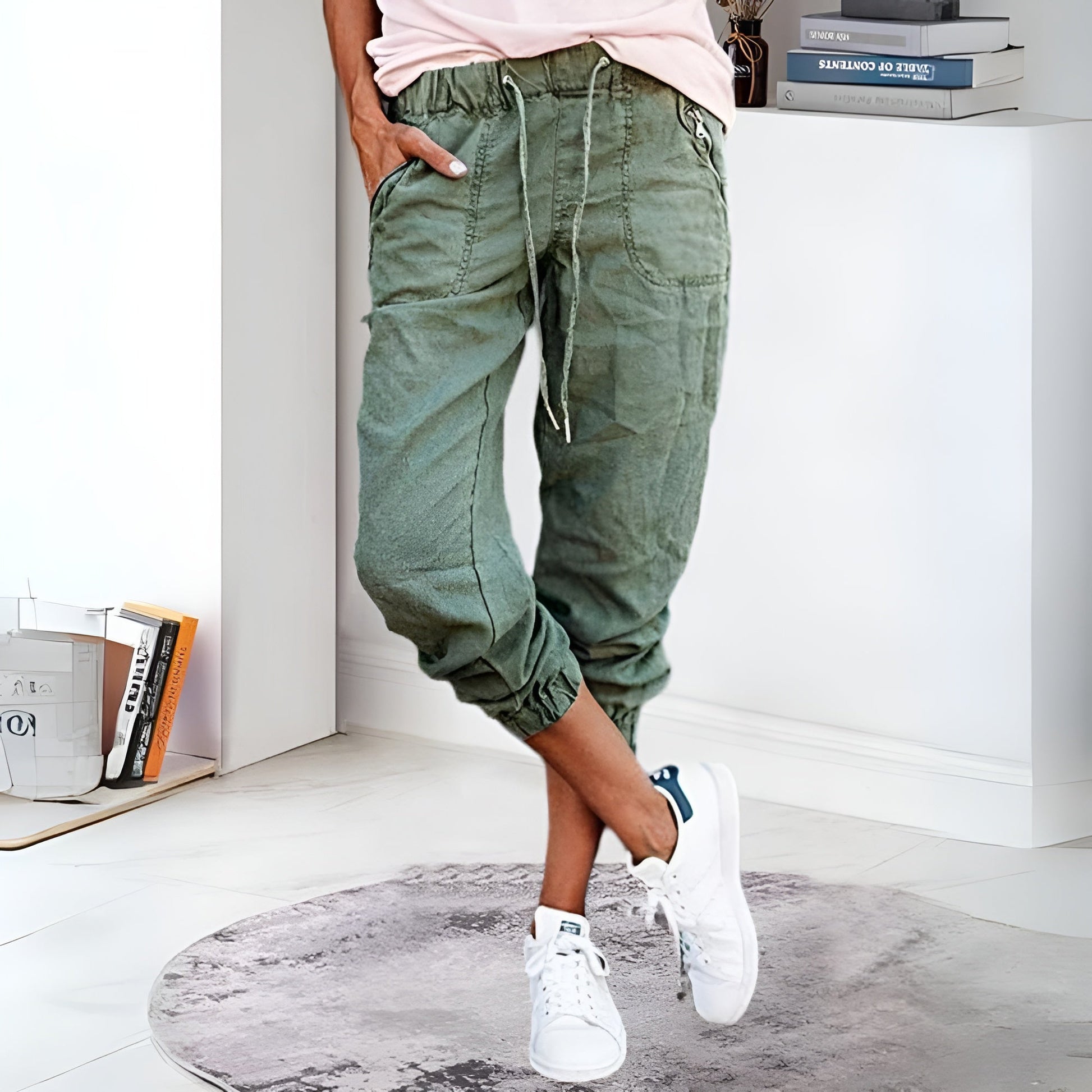 Hera Women's Cargo Trousers | High-Quality Material, Comfortable Fit 1