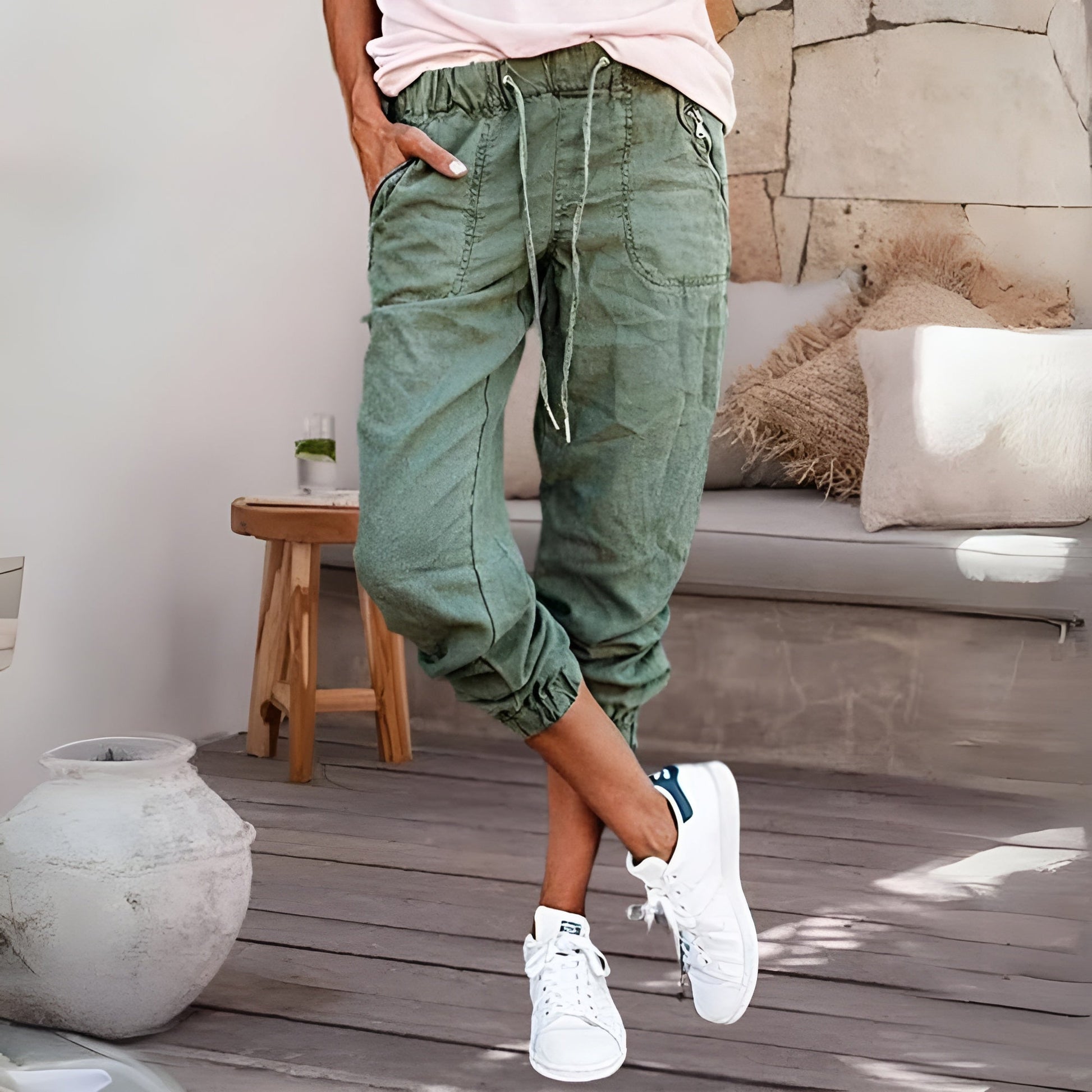 Hera Women's Cargo Trousers | High-Quality Material, Comfortable Fit 2