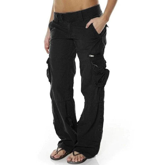 Hera Women's Cargo Trousers | Lightweight Polyester with Functional Pockets 0