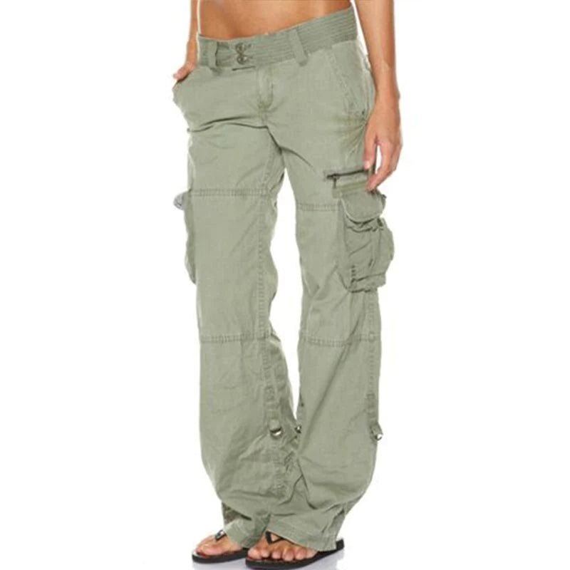 Hera Women's Cargo Trousers | Lightweight Polyester with Functional Pockets 2