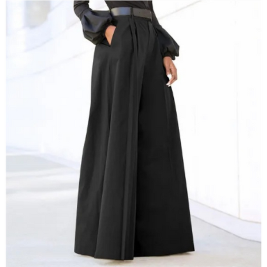 Hera Women's High Waist Trousers | Wide Leg Design 1
