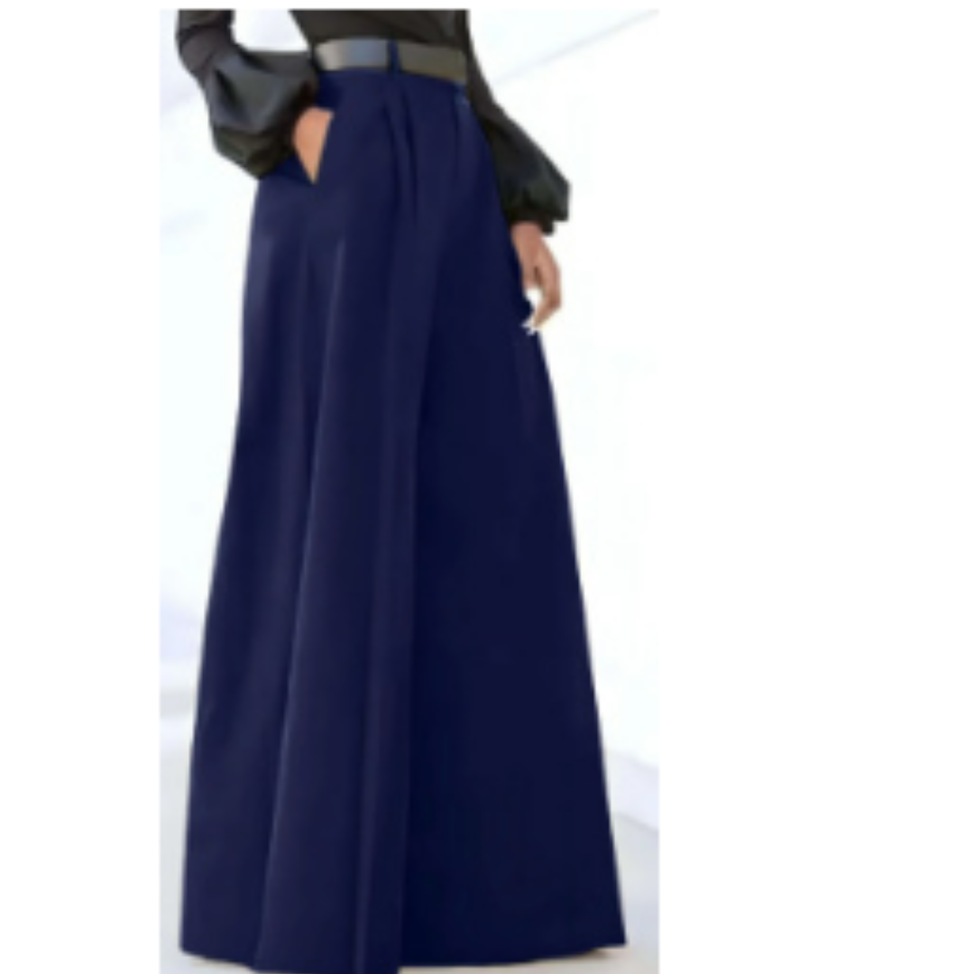 Hera Women's High Waist Trousers | Wide Leg Design 2