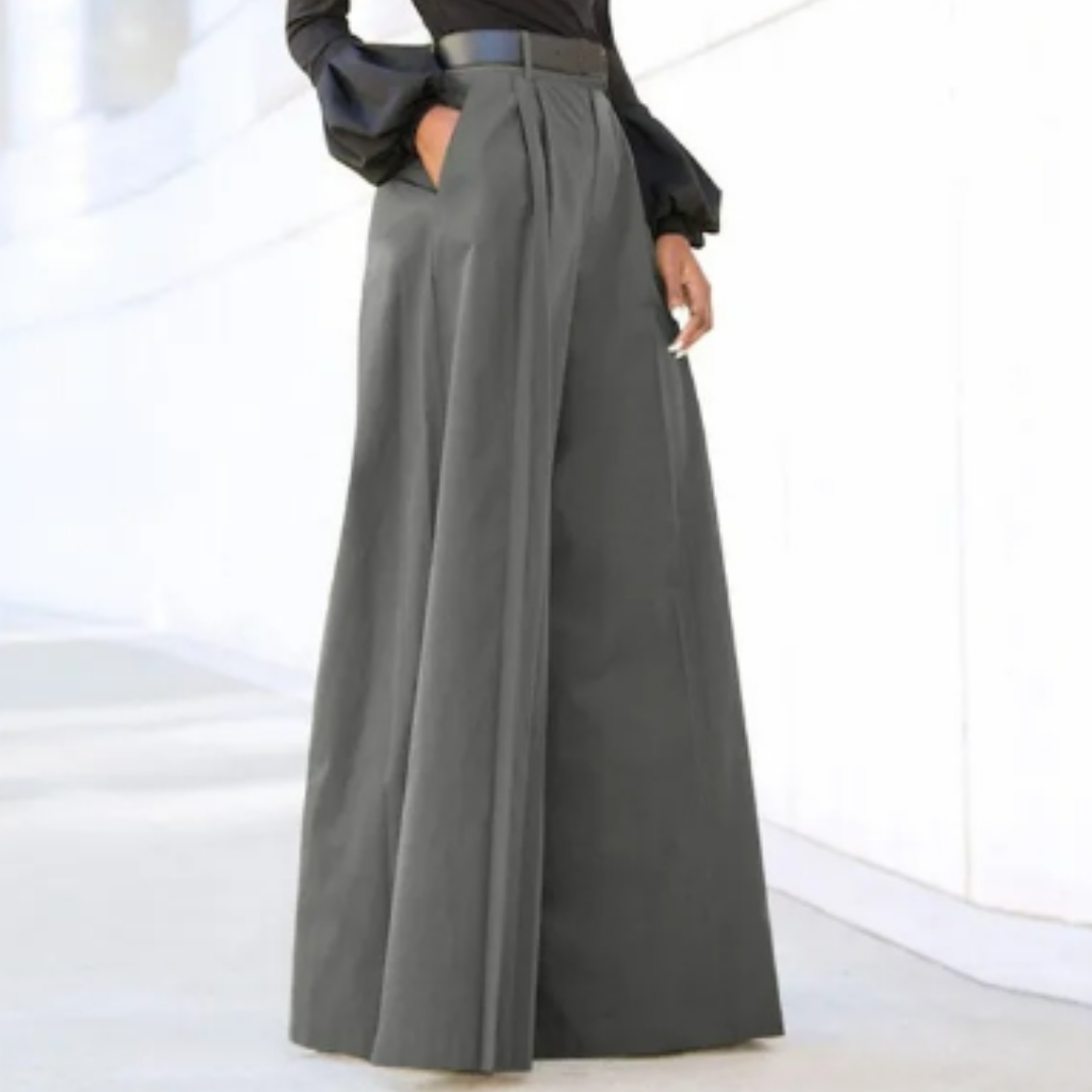 Hera Women's High Waist Trousers | Wide Leg Design 3