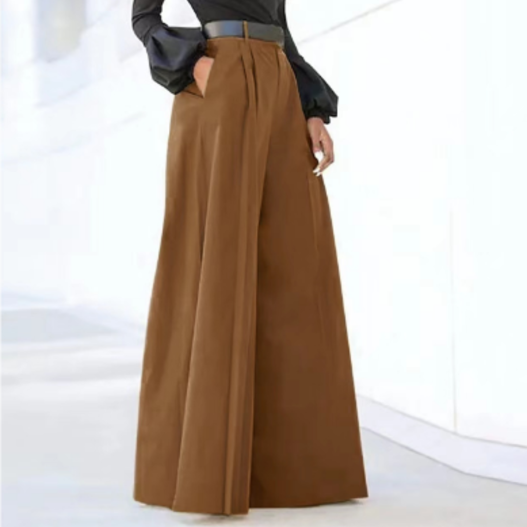 Hera Women's High Waist Trousers | Wide Leg Design 4