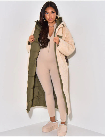 Hera Women's Reversible Winter Jacket | Elegant Black 6