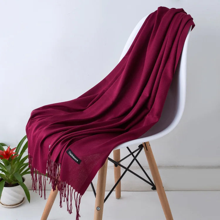 Hera Women's Silk Scarf | Cozy Elegance, Versatile Accessory 14