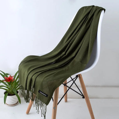 Hera Women's Silk Scarf | Cozy Elegance, Versatile Accessory 2