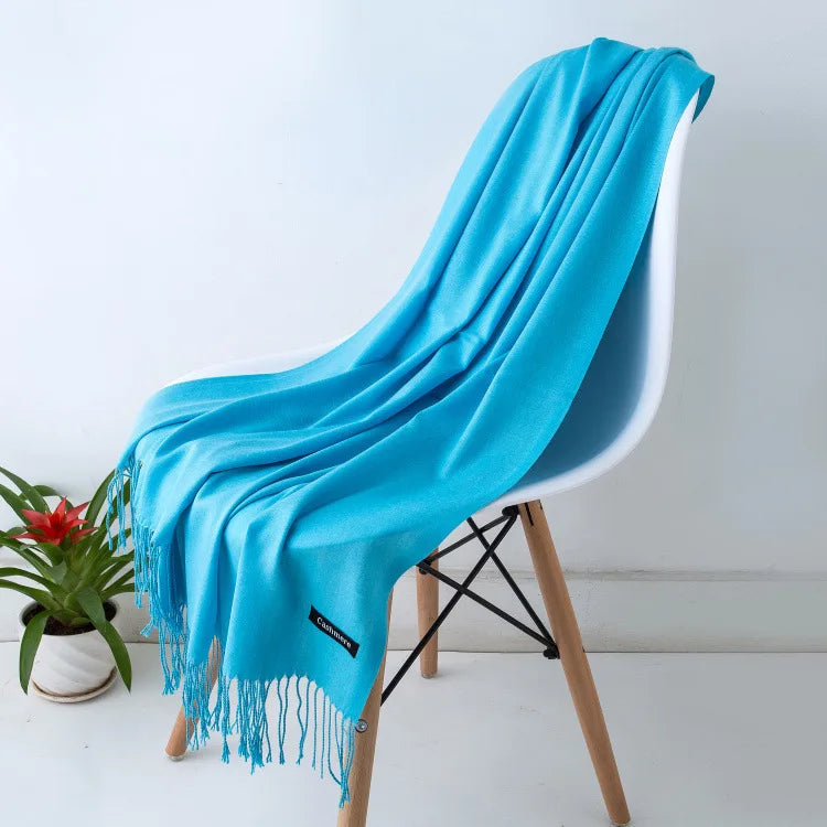 Hera Women's Silk Scarf | Cozy Elegance, Versatile Accessory 22