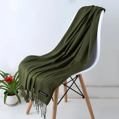 Hera Women's Silk Scarf | Cozy Elegance, Versatile Accessory 24