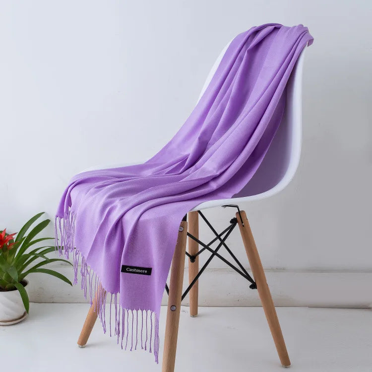 Hera Women's Silk Scarf | Cozy Elegance, Versatile Accessory 7