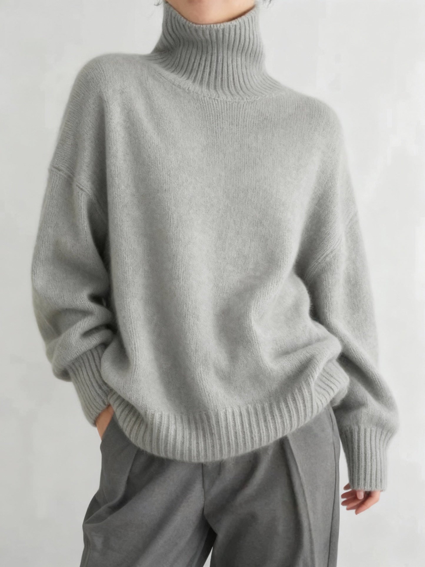 Hera Women's Turtleneck Sweater | Soft Acrylic Knit, Warm & Comfortable 6