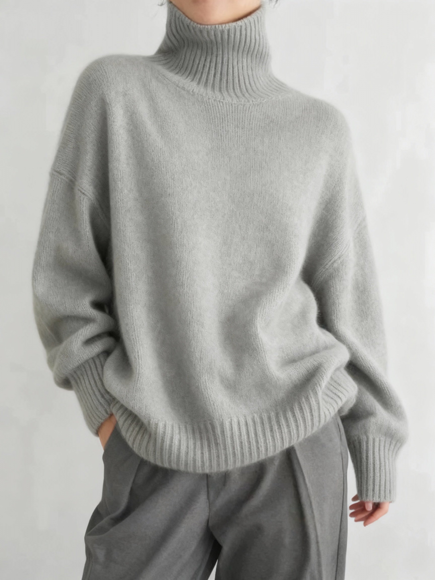 Hera Women's Turtleneck Sweater | Soft Acrylic Knit, Warm & Comfortable 6