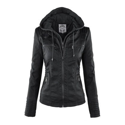 Hera Women's Weatherproof Jacket | PU Leather, Elegant Design 10