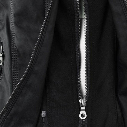 Hera Women's Weatherproof Jacket | PU Leather, Elegant Design 3