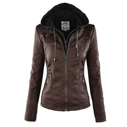 Hera Women's Weatherproof Jacket | PU Leather, Elegant Design 9