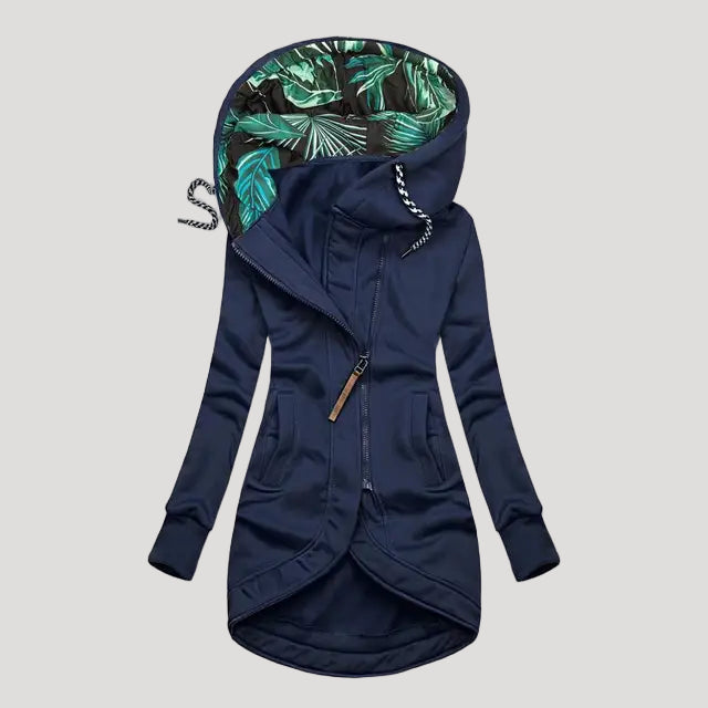 Hera Women's Winter Jacket | 100% Polyester, Floral Print 0