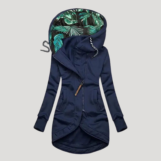 Hera Women's Winter Jacket | 100% Polyester, Floral Print 0
