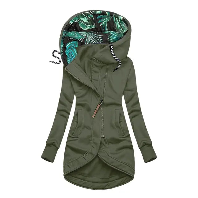 Hera Women's Winter Jacket | 100% Polyester, Floral Print 2