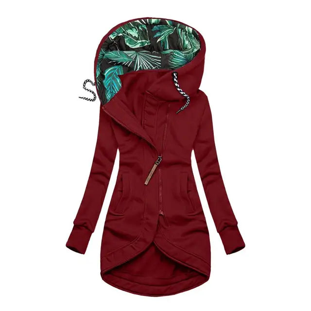 Hera Women's Winter Jacket | 100% Polyester, Floral Print 3