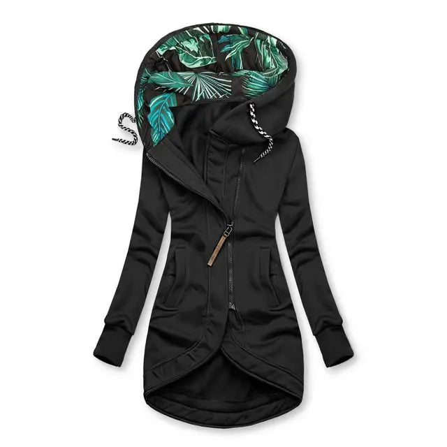 Hera Women's Winter Jacket | 100% Polyester, Floral Print 4