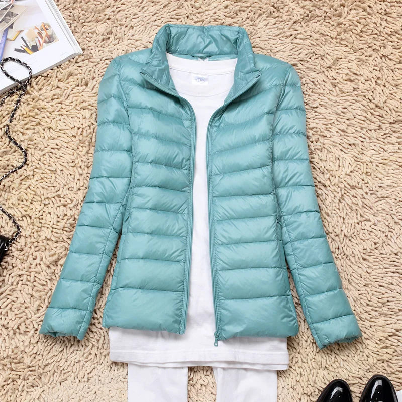 Holly Women's Puffer Jacket | Ultralight Down with Hood, Travel-Friendly 10
