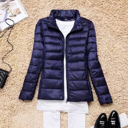 Holly Women's Puffer Jacket | Ultralight Down with Hood, Travel-Friendly 11